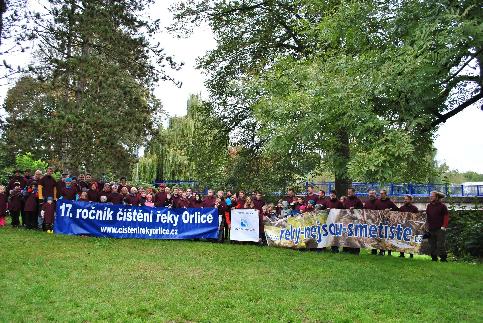 Čištění řeky Orlice
